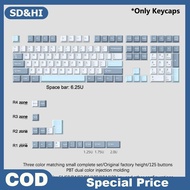 SD&HI 126 Phím Đôi Bắn Keycap Pbt Anh Đào Trò Chơi Cơ Khí Bàn Phím Cho MX Chuyển Đổi Keycap Gmk67 Gm