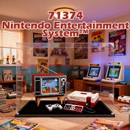 Display Case Acrylic 透明防尘收纳盒 Kotak Mainan Telus Model Collection For Lego 71374 Nintendo NES