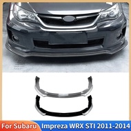 For Subaru Impreza WRX STI 2011-2014 Car Front Bumper Spoiler Lip Blade Lower Splitter Body Kit Acc