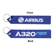 Airbus A320 A330 A320neo A330neo Airbus Beluga XL Boeing 737max Aviation Keychain Tag MFA HMA AirAsi