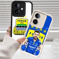 C-37 Persib Black White Casing for Xiaomi Redmi K60 Ultra A1 15C 13C A2 poco M7 Pro 5G C65
