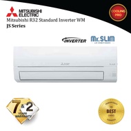 MITSUBISHI ELECTRIC 1.0-2.5HP Standard Inverter Air Conditioner Mr SLIM JS Series R32