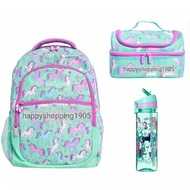 Smiggle unicorn mint backpack set - smiggle backpack, lunchbox, bottle