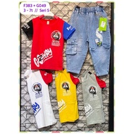 Wholesale Series Ask For STOCK 190322 Import sz 2-5y 5pc x 94.5rb Boys Suit set