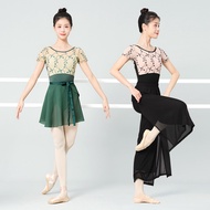 Ballet Leotards Woman Short Sleeves Dance Leotards Back Ballet Bodysuit Gymnastics Leotard