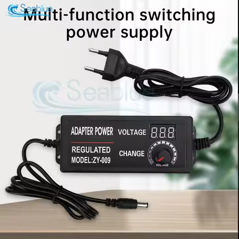 Adjustable AC To DC Power Supply 3V 5V 6V 9V 12V 15V 18V 24V 3A 5A Power Supply Universal 8 Pin DC 4