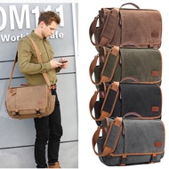 15.6 inch /17.3 Inch Laptop Bag Canvas Messenger Bag Men Fashion Crossbody Bag