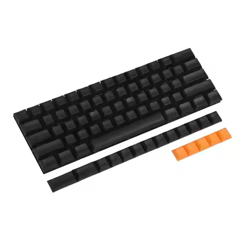 YMDK DSA Profile Blank 61 64 68 ANSI Keyset Thick PBT Keycap set For Cherry MX Mechanical Keyboard G
