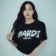 เสื้อยืดลายแปรงโลโก้ MARDI MERCREDI 2025ใหม่