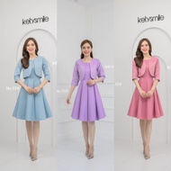 Woven Dress Removable Vest 8-Piece Flared Skirt Glued Throughout The Set Can Be Worn To Events (S-2X