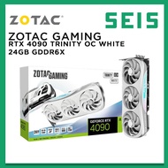 ZOTAC Gaming GeForce RTX 4090 Trinity OC White 24GB GDDR6X GPU Graphic Card RTX4090