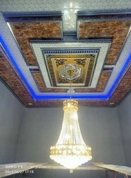ORNAMEN PLAFON PVC LAMPU PLAFON VICON ORNAMEN LAMPU BESAR 90x120cm