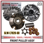 YAMAHA EGO / EGO S / NOUVO / NOUVO S - 100% ORIGINAL Front Pulley ASSY with Drive Fan - [5LW-E7620-8