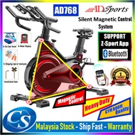 ADSports AD768 Commercial Grade Professional Upright Silent Magnetic Control Spinning Bike Exercise 