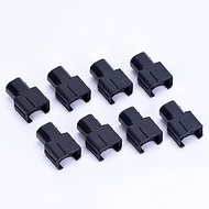 DECKBU 8 pcs Fuel Injector Adapter Connector Kit Replacement for EV1 to USCAR EV6 & EV14 LS1 LS2 LS3