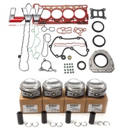 Engine Gasket Seals Pistons Set 23MM For Audi A4 A5 TT VW Passat Jetta Golf Skoda Seat 1.8 TFSI CDAA