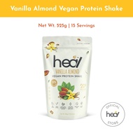 Heal Vanilla Almond Protein Shake Powder - Vegan Protein (15 servings) HALAL - Meal Replacement, Plant Based Protein