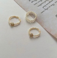 花的際遇 日本米珠戒指