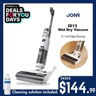 JONR ED12 Cordless Wet Dry Vacuum, Vacuum and Mop Combo in One Go, Edge Cleaning with Self-Cleaning,