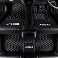 JAECOO J7พรมรถยนต์พรมเช็ดเท้ารถหนัง Keset Mobil ขับด้านขวารถกำหนดเอง