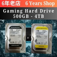 2.5" & 3.5" SUPER BLACK HDD HIGH PERFORMANCE HARD DISK 500gb 1TB 2TB 3TB 4TB HIGH-END GAMING HDD