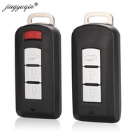 jingyuqin 2/3/4 Buttons Car Remote Smart Key Shell for MITSUBISHI ASX Outlander Sport Pajero Shogun Montero Lancer RVR