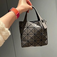 FSHEDR Casual Portable Geometric Shape Underarm Bag Rhombic Lattice Makeup Bag Single Shoulder Bag Women Handbag MIni Tote Bag Small Square Bag