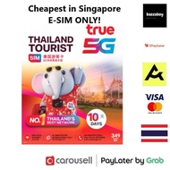 Thailand eSIM｜Truemove 5G High Speed 10 Days 50GB + 100 Minutes Local Call eSIM thai simcard