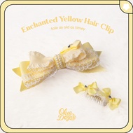 [Ready Stock]Pet Hair Clips Dog Cat Handmade Hair Accessories Enchanted Yellow Series Poodle Maltese