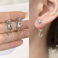Korean Earrings Funny, Cute Kitten Earrings
