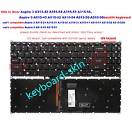 New US with backlit Keyboard For Acer Aspire 3 A315-54 A315-54G,Aspire 5 A515-52 A515-52G A515-54 A5