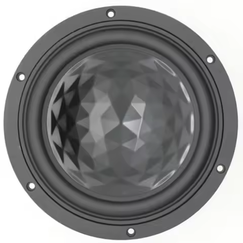 SOTAMIA 1Pcs 6.5 Inch Mid-subwoofer 4 Ohm 60W-180W 35 Core Aluminum Frame Midrange Bass Speaker DIY 