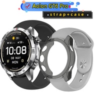 Aolon GT6 Pro case Screen protector Aolon GT6 Pro strap Silicone strap for Aolon GT6 Pro Smart Watch