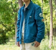 日版 The North Face 男裝 正品 💥清貨優惠💥 戶外繡章款長袖恤衫/外套2穿款 藍色仿牛仔布類 全新連吊牌 量少賣完冇補貨L 衣長74 半胸圍67cm🩷查詢更多實物圖片/瀏覽更多本店靚貨