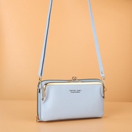 Túi đeo chéo nữ kiêm ví cầm tay nhiều ngăn tiện dụng dây đeo có thể tuỳ chỉnh kiểu dáng thời trang h