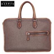 Berluti 皮革 x 帆布書法 Anjour 公事包商務包 [二手]