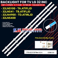 BACKLIGHT LG 32LN5100 32LN4900 32LN5400 32LN549 32LN541 676 32LN 32 INC IN INCH BL LED TV LAMP 3V 3 