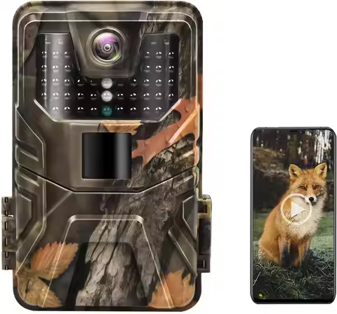 WIFI Live Stream Trail Camera 4K 30MP APP Bluetooth Control Hunting Cameras Night Vision WIFI900PRO 