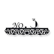 (Pre-Order) HP0001 House Number Plate Persia Art House Number Plate Product Code: HP0001