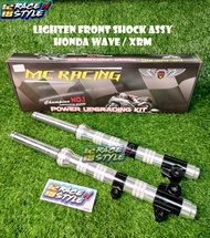 HONDA WAVE / XRM / RS 110 / SYM BONUS LIGHTEN FRONT SHOCK ASSEMBLY HEAVY DUTY MADE IN THAILAND