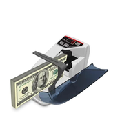 💵พร้อมส่ง💵เครื่องนับเงิน ขนาดเล็กแบบพกพา แบบพกพตรวจแบงค์ปลอมได้ Mini Bill Cash Money Currency Counte