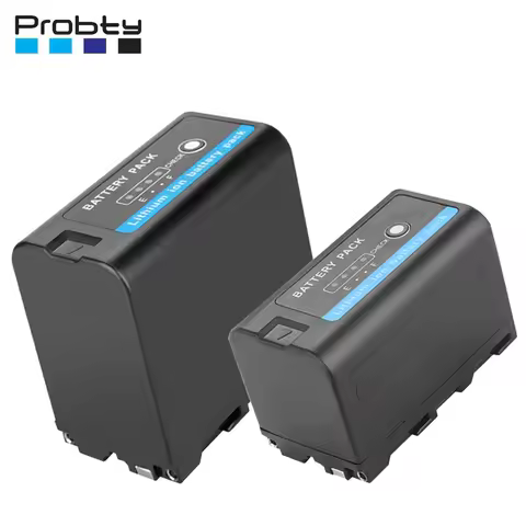 8800mAh/6200mAh NP-F970 NP-F960 NP-F750 F770 Battery LED Power Indicator for Sony NP F960 F970 NP-F5