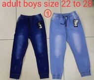 HM Adults Teen Kids Jeans Boy Denim Long Pants 22-28 inches. Casual Straight Children Young Boy Jean