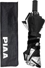 (Amazon.co.jp Exclusive) PIAA Sunshade Umbrella-L Black Folding Umbrella Type, 99.99%, Heat Shieldin