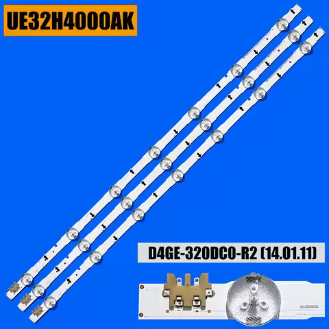 10 Kit LED backlight strip for UE32H4500 UE32H4510 UE32H4290 UE32H4000 UE32J4100 D4GE-320DC0-R3 D4GE