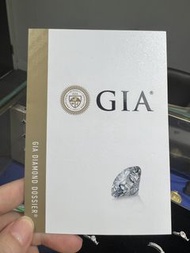 Gia證書18k白金戒指