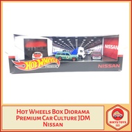 Hot Wheels Diorama Box Set GMH39 JDM Car Culture Premium Datsun 510 Wagon BlueBird Nissan Fairlady Z