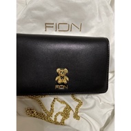 100% Authentic USED FION Teddy Bear Chain Bag / Crossbody Bag