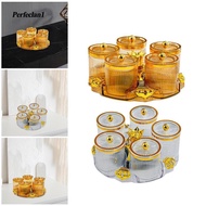 Garende Condiment Jars Dustproof Seasoning Boxes Elegant Candy Containers Food Storage for Housewarm