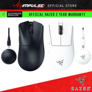 Razer DeathAdder V4 Pro Wireless Gaming Mouse - 56g Lightweight, HyperSpeed Wireless Gen2, 45K Senso